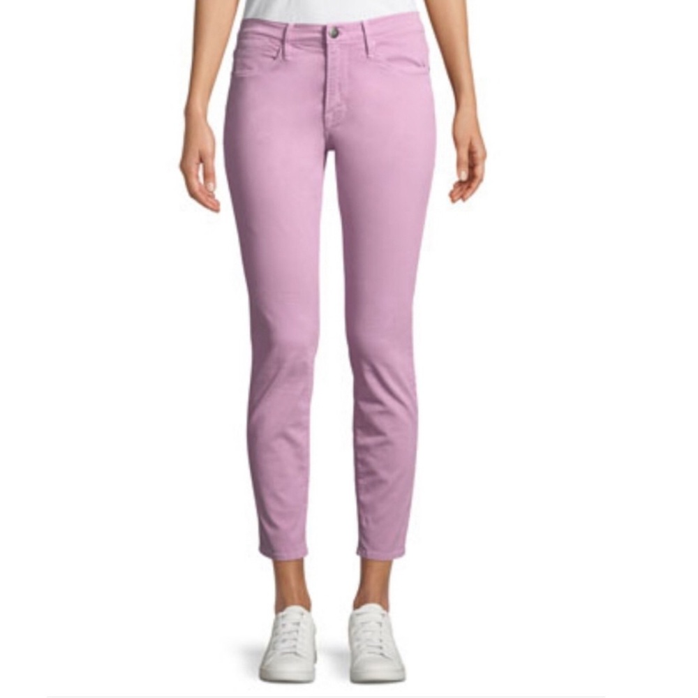 Frame Le High Skinny High Rise Light Purple Pants NWT